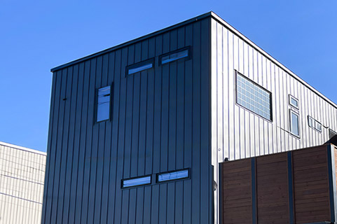 新築工事 - 重量鉄骨 × 壁パネル工法